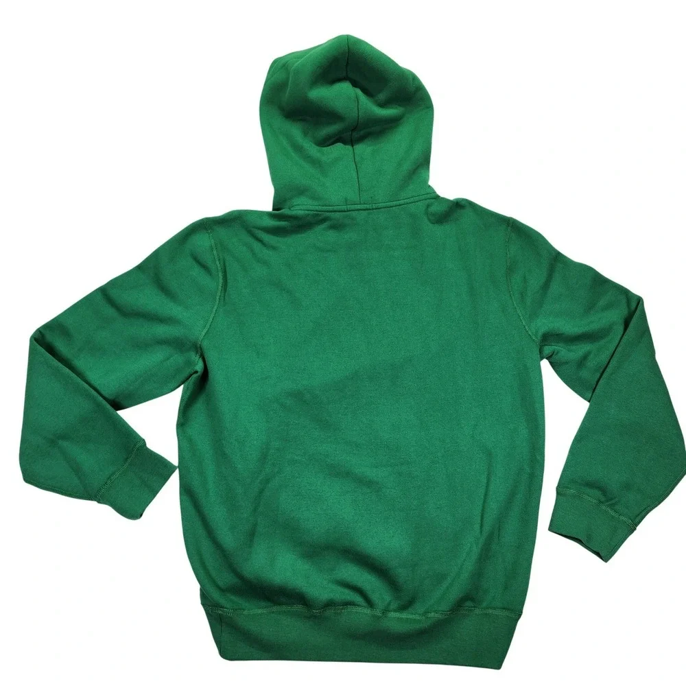 Polo Ralph Lauren Green Fleece Hoodie Mens Size L Classic Pony Logo Casual New